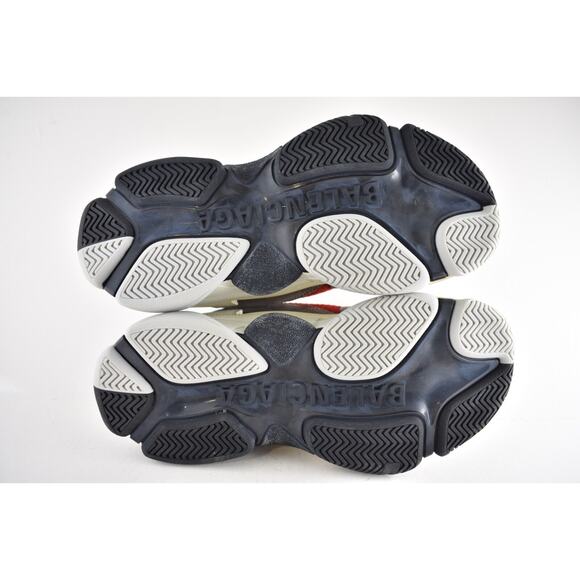 Balenciaga Triple S Split White Grey Yellow Flat Platform Sneakers 39 Mens US 6 - Picture 13 of 13